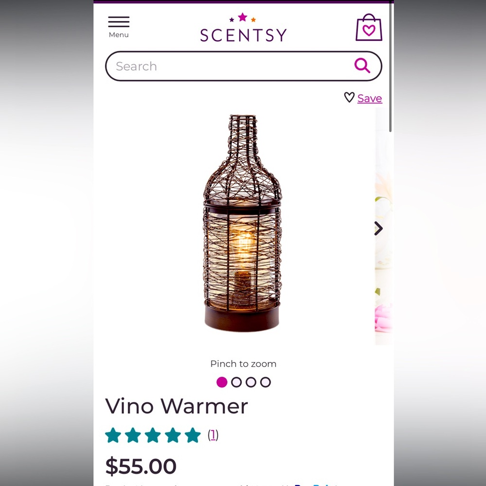 Vino Scentsy Warmer